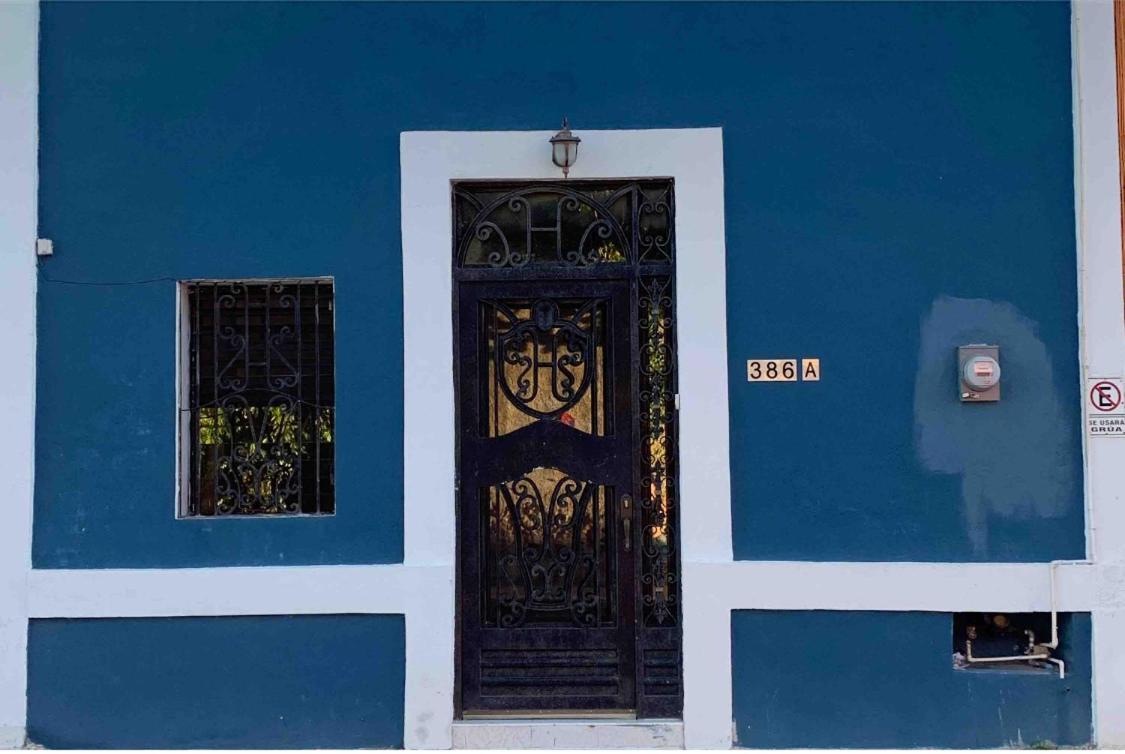 Casita Azul Colonial En El Centro De Merida. المظهر الخارجي الصورة